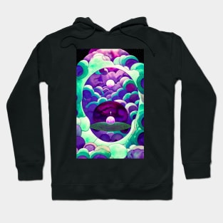 Trippy Abstract Cloudscape Hoodie